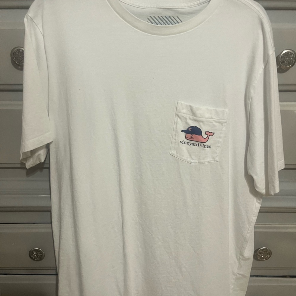 Vineyard Vines White Short Sleeve Tee Casual Comfort